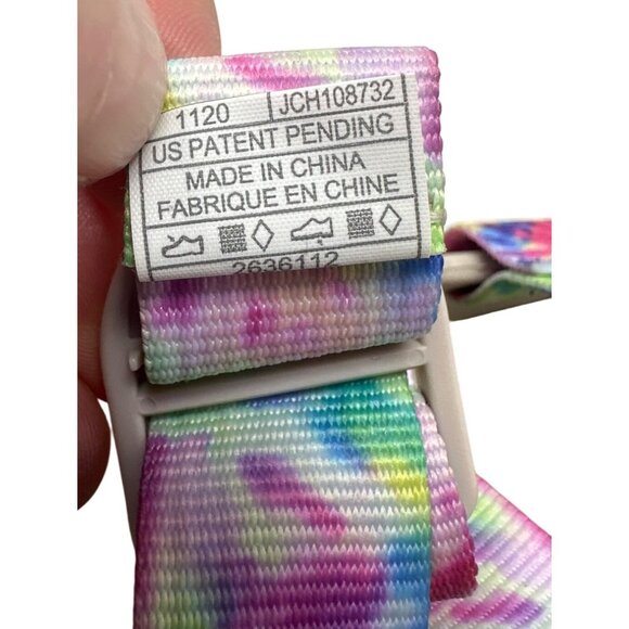 Chaco Womens Z/Cloud Tie-Dye Adjustable Sandals With Buckle Strap Size 8 - Picture 12 of 12